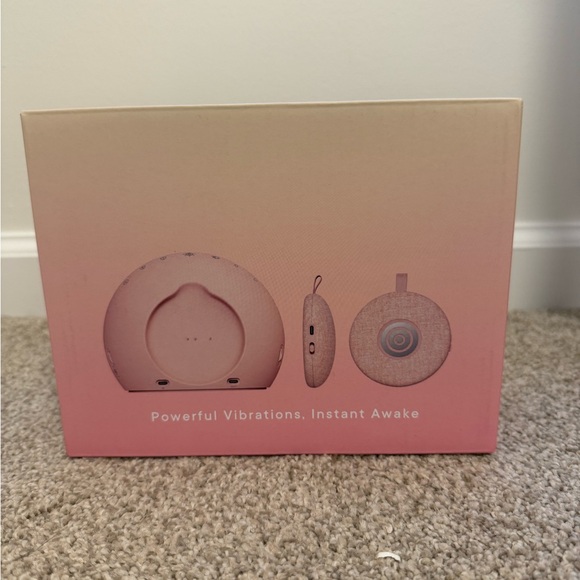 Anjank Alarm Clock with Bed Shaker - White - Picture 2 of 4